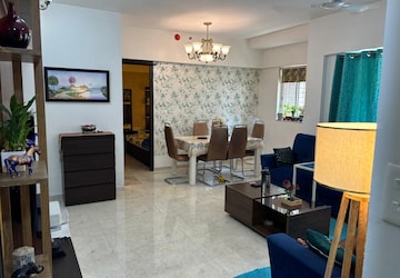 Living Room in 3 BHK Apartment at Lodha Amara, Kolshet Road – for Rent