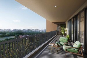 Balcony in 3 BHK Apartment at Utrathiya – for Sale