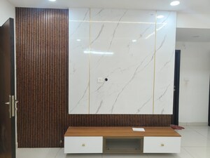 Living Room in 2.5 BHK Apartment at Ambience Courtyard, Manikonda – for Rent