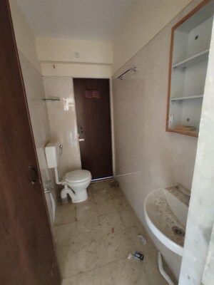 Bathroom in 1 BHK Apartment at Pushpanjali Heights, Owale – for Rent
