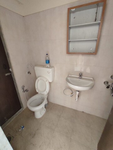 Bathroom in 1 BHK Apartment at Pushpanjali Heights, Owale – for Rent