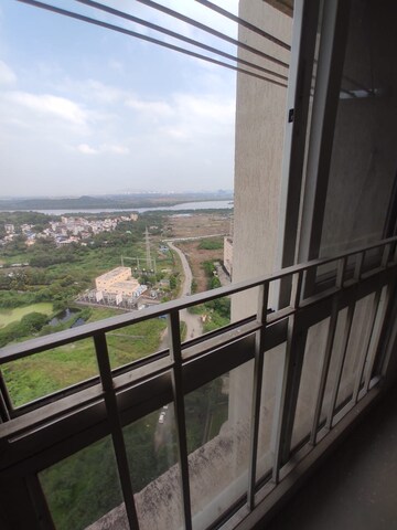 Balcony in 1 BHK Apartment at Pushpanjali Heights, Owale – for Rent