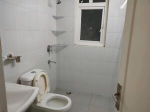 Bathroom in 3 BHK Apartment at Dhoot Time Residency, Sector 63 – for Rent