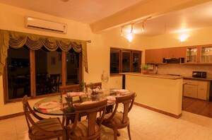 Dining area in 4 BHK Apartment at Dona Paula – for Rent