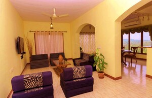 Living Room in 4 BHK Apartment at Dona Paula – for Rent