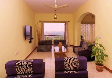 Living Room in 4 BHK Apartment at Dona Paula – for Rent