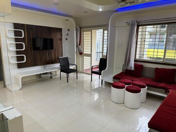 Living Room in 2 BHK Apartment at Chordia Mithras Park, Pimple Saudagar – for Rent