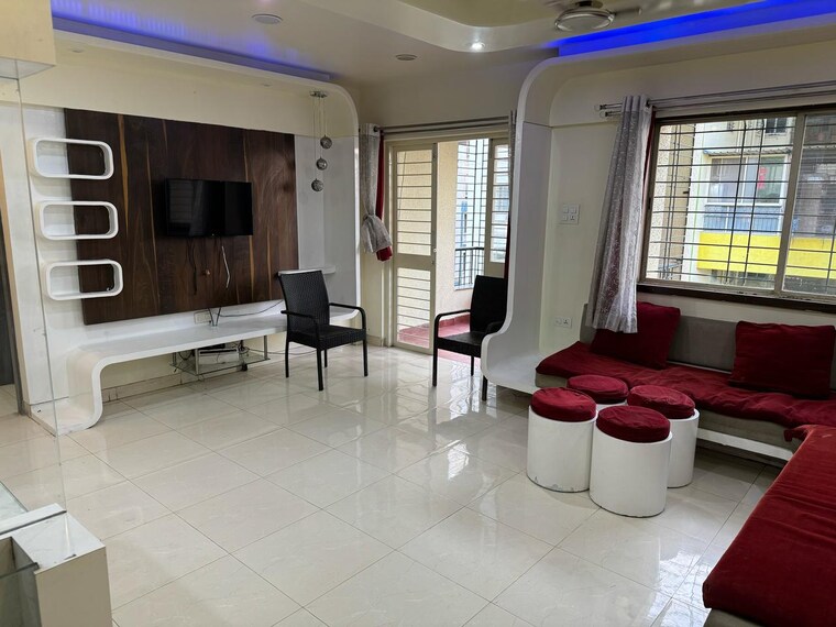 Living Room, chordia-mithras-park 2 Bedroom 1160 Sq.Ft. Apartment In Pimple Saudagar Pune 9366796