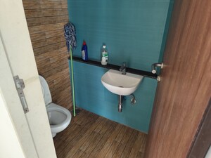 Bathroom in 1 BHK Apartment at Lodha Crown Quality Homes, Majiwada – for Rent