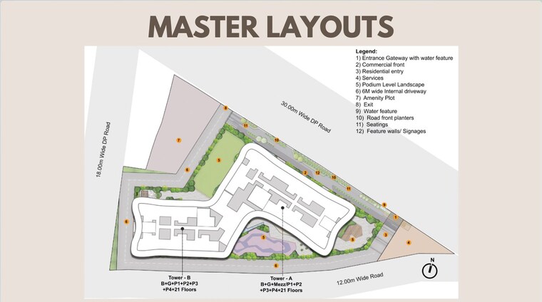 Map Location, wakad 3 Bedroom 1070 Sq.Ft. Apartment In Wakad Pune 9366780