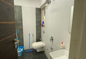 Bathroom in 2 BHK Apartment at Chandak 34 Park Estate, Goregaon West – for Rent
