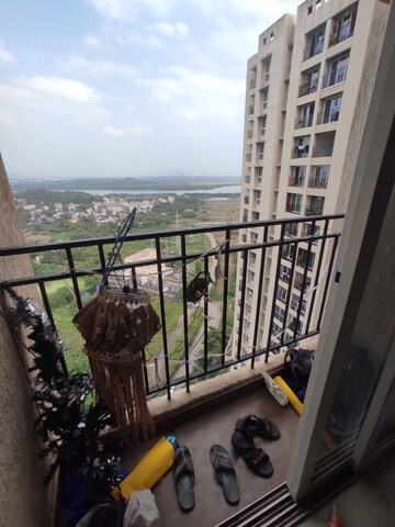 Balcony in 2 BHK Apartment at Vijay Orovia, Ghodbunder Road – for Rent