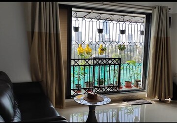 Living Room in 2 BHK Apartment at Chandak 34 Park Estate, Goregaon West – for Rent