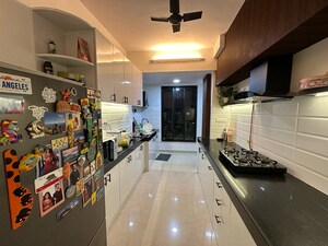 Kitchen in 3 BHK Apartment at Chandak 34 Park Estate, Goregaon West – for Rent