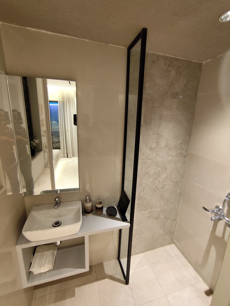 Bathroom, dosti-greater-thane 1 Bedroom 385 Sq.Ft. Apartment In Kalher Thane 9367072