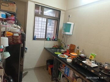 Kitchen in 1 BHK Apartment at Shree Vaishnavi Heights, Owale – for Rent