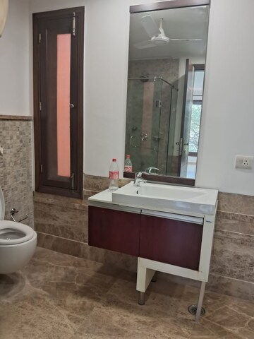 Attached Bathroom in 3 BHK Builder Floor at Chittaranjan Park – for Rent