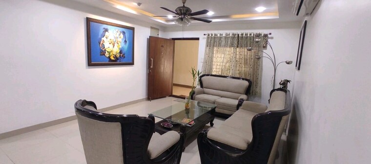 Living Room, aditya-empress-towers 3 Bedroom 1950 Sq.Ft. Apartment In Shaikpet Hyderabad 9367155