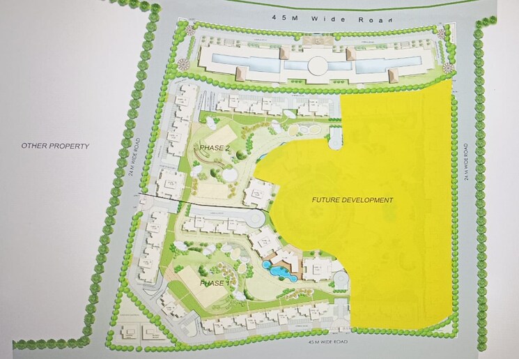 Master Plan, ats-picturesque-reprieves 3 Bedroom 1850 Sq.Ft. Apartment In Sector 152 Noida 9367276