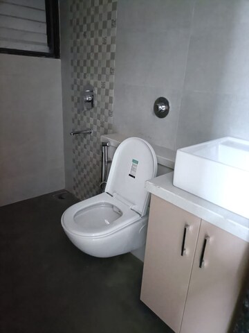 Bathroom in 3 BHK Apartment at Aundh – for Rent