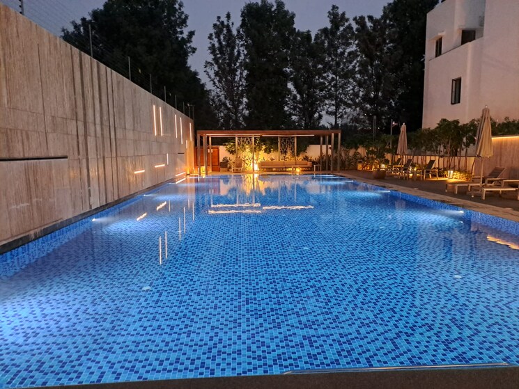 Swimming Pool, vessella-woods 4 Bedroom 4467 Sq.Ft. Villa In Serilingampally Hyderabad 9367343