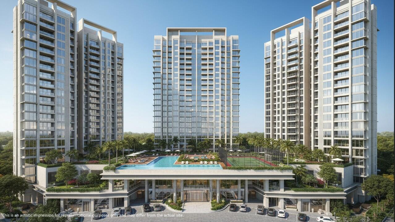 3.5 BHK + Servant Room 2458 Sq.Ft. Apartment in Greenbay The Monarque