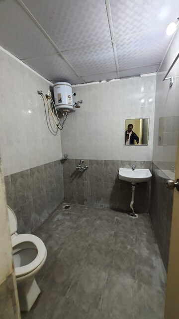 Bathroom in 2 BHK Apartment at Green Earth Atrium, Whitefield – for Rent