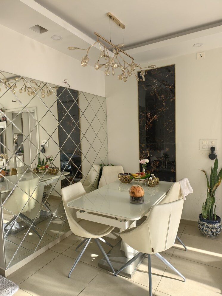 Dining area, bhartiya-nikoo-homes-phase-2 2 Bedroom 1040 Sq.Ft. Apartment In Thanisandra Main Road Bangalore 9367675