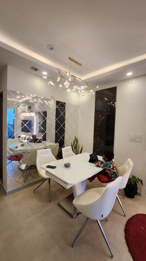 Dining area in 2 BHK Apartment at Bhartiya Nikoo Homes Phase 2, Thanisandra Main Road – for Sale