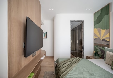 Bedroom in 3 BHK Apartment at Prescon Midtown Bay, Mahim West – for Sale