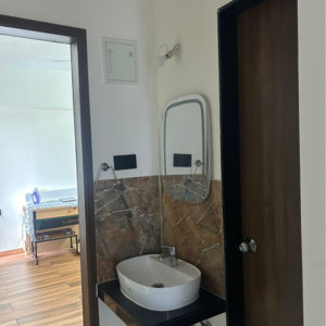 Bathroom in 2 BHK Apartment at Divine Palm Springs, Bhagwan Nagar – for Sale