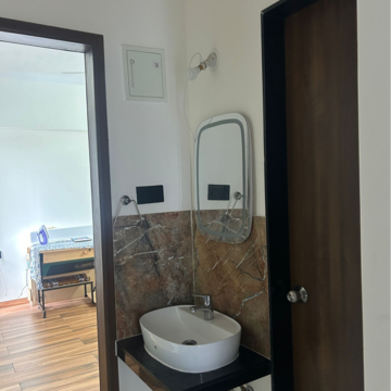 Bathroom in 2 BHK Apartment at Divine Palm Springs, Bhagwan Nagar – for Sale