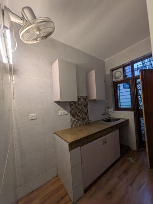 Kitchen in 2 BHK Builder Floor at DLF Plaza Tower, Sector 26a – for Rent