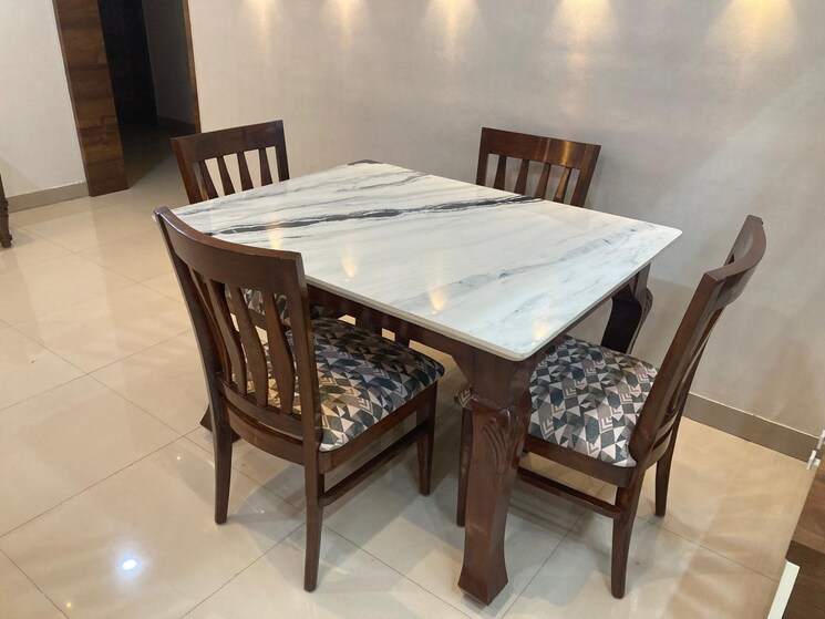 Dining area, bu-bhandari-everglade 3 Bedroom 1476 Sq.Ft. Apartment In Kharadi Pune 9367958