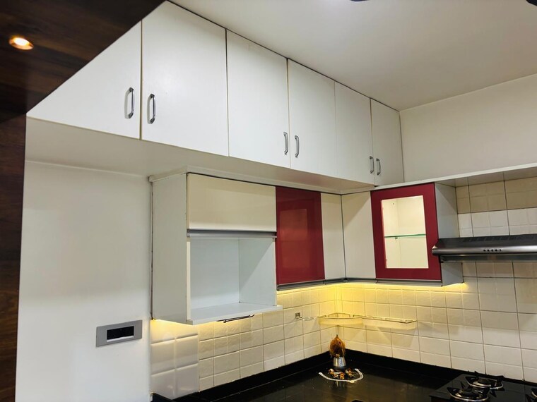 Kitchen, bu-bhandari-everglade 3 Bedroom 1476 Sq.Ft. Apartment In Kharadi Pune 9367958