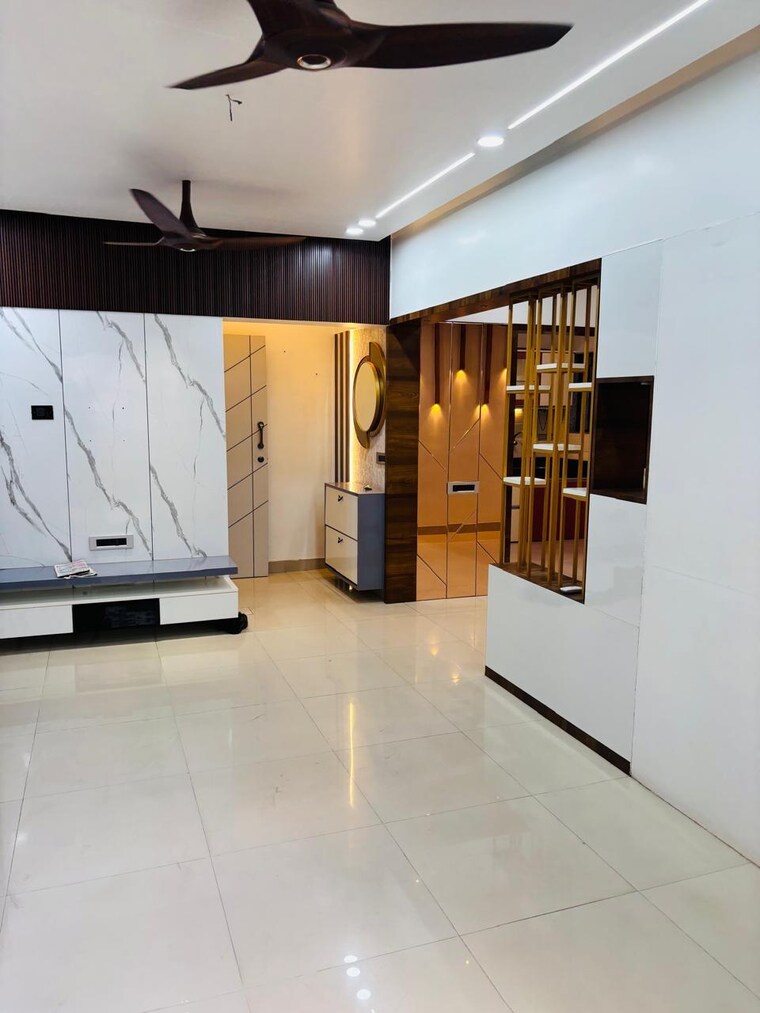 Living Room, bu-bhandari-everglade 3 Bedroom 1476 Sq.Ft. Apartment In Kharadi Pune 9367958