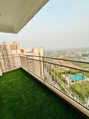 Balcony in 3 BHK Apartment at Shapoorji Pallonji Joyville Phase 2, Sector 102 – for Rent
