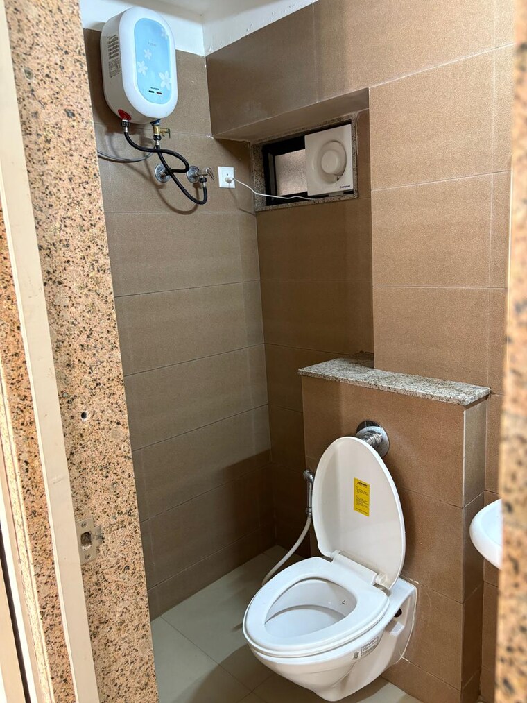 Bathroom, sun-atmosphere 2 Bedroom 712 Sq.Ft. Apartment In Shela Ahmedabad 9367965
