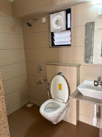 Bathroom in 2 BHK Apartment at Sun Atmosphere, Shela – for Rent
