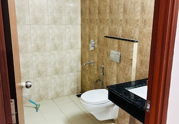 Bathroom in 3 BHK Apartment at Shapoorji Pallonji Joyville Phase 2, Sector 102 – for Rent