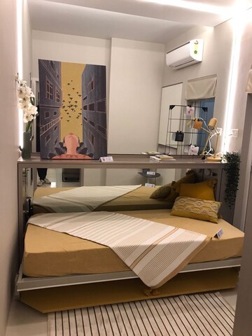 Bedroom in 3 BHK Apartment at AL Mantasha The Heavens Palace, Shilphata – for Sale