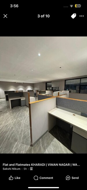 Master Bedroom in 2 BHK Apartment at Majestique Towers, Kharadi – for Rent