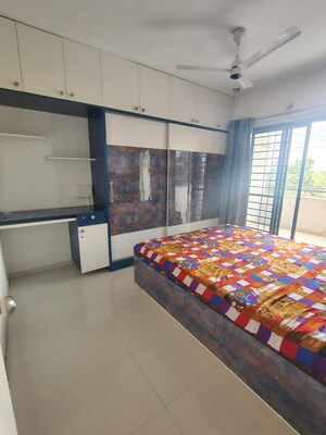 Bedroom in 3 BHK Apartment at Marvel Zephyr, Kharadi – for Rent