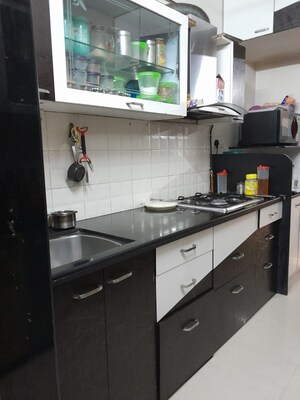 Kitchen in 2 BHK Apartment at Golden Gate CHS, Kandivali West – for Rent