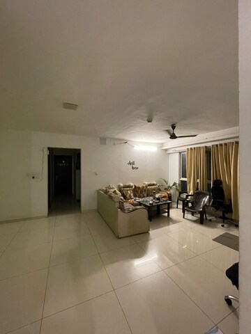 Living Room in 3 BHK Apartment at Goel Ganga Serio, Kharadi – for Rent