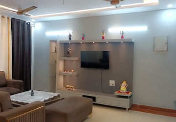 Living Room in 3 BHK Apartment at Maya Green Lotus Saksham, International Airport Road – for Rent