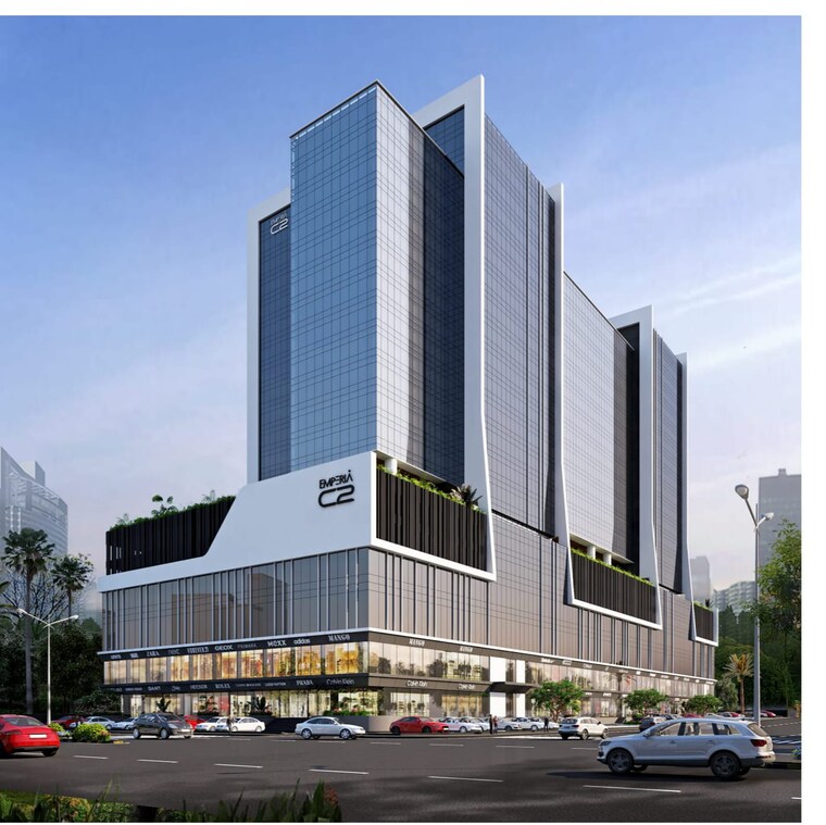 Exterior View, emperia-c2 Commercial Office Space 810 Sq.Ft. In Turbhe Navi Mumbai 9368192