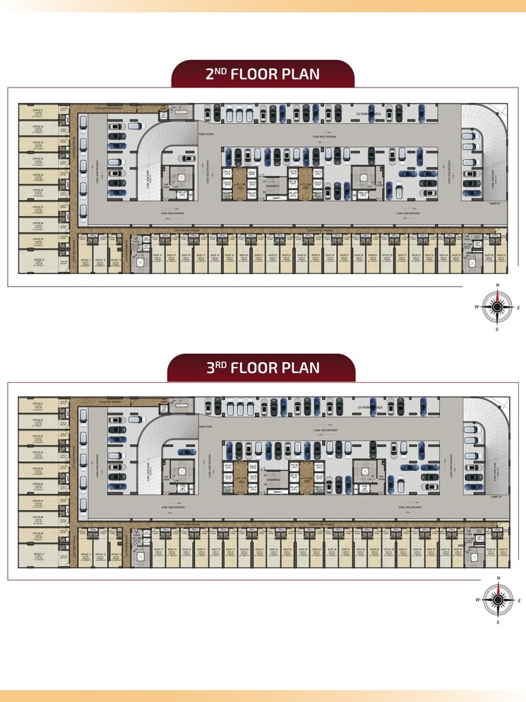 Floor Plan, emperia-c2 Commercial Office Space 810 Sq.Ft. In Turbhe Navi Mumbai 9368192