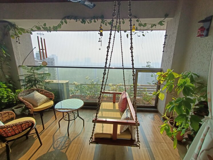 Balcony, bhimjyani-verraton 3.5 Bedroom 1450 Sq.Ft. Apartment In Thane West Thane 9368201