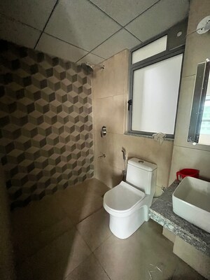 Bathroom in 2 BHK Apartment at Kalpataru Immensa D, Kolshet Industrial Area – for Rent